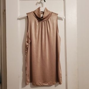 Golden Sleeveless Shirt